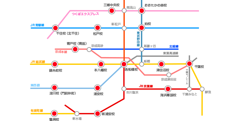 地図：千葉・茨城