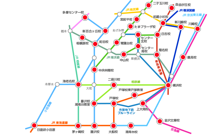地図：神奈川