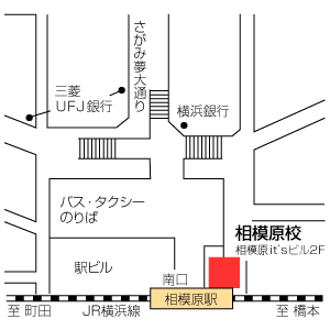 地図：相模原校