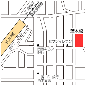 地図：茨木校